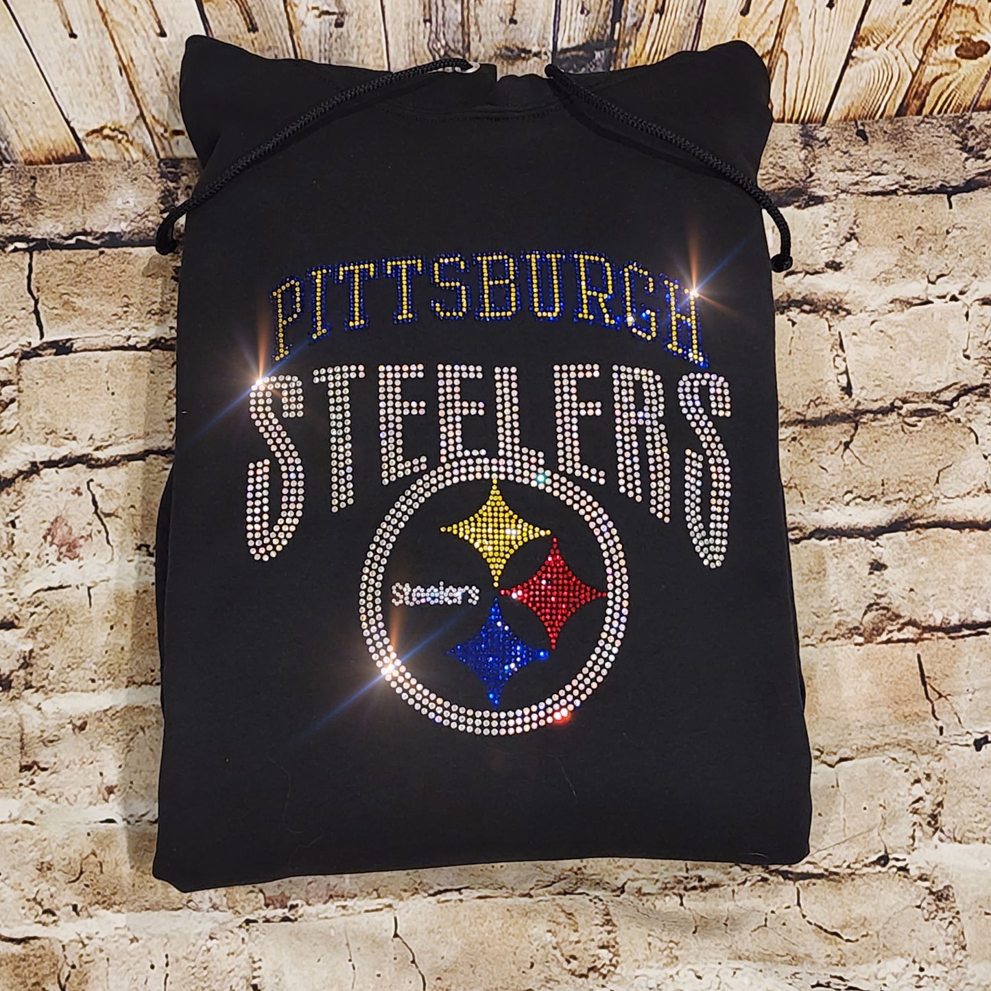 Pittsburgh Steelers Unisex HOODIE or CREWNECK Sweatshirt Bling Steelers Sweater Sweatshirt