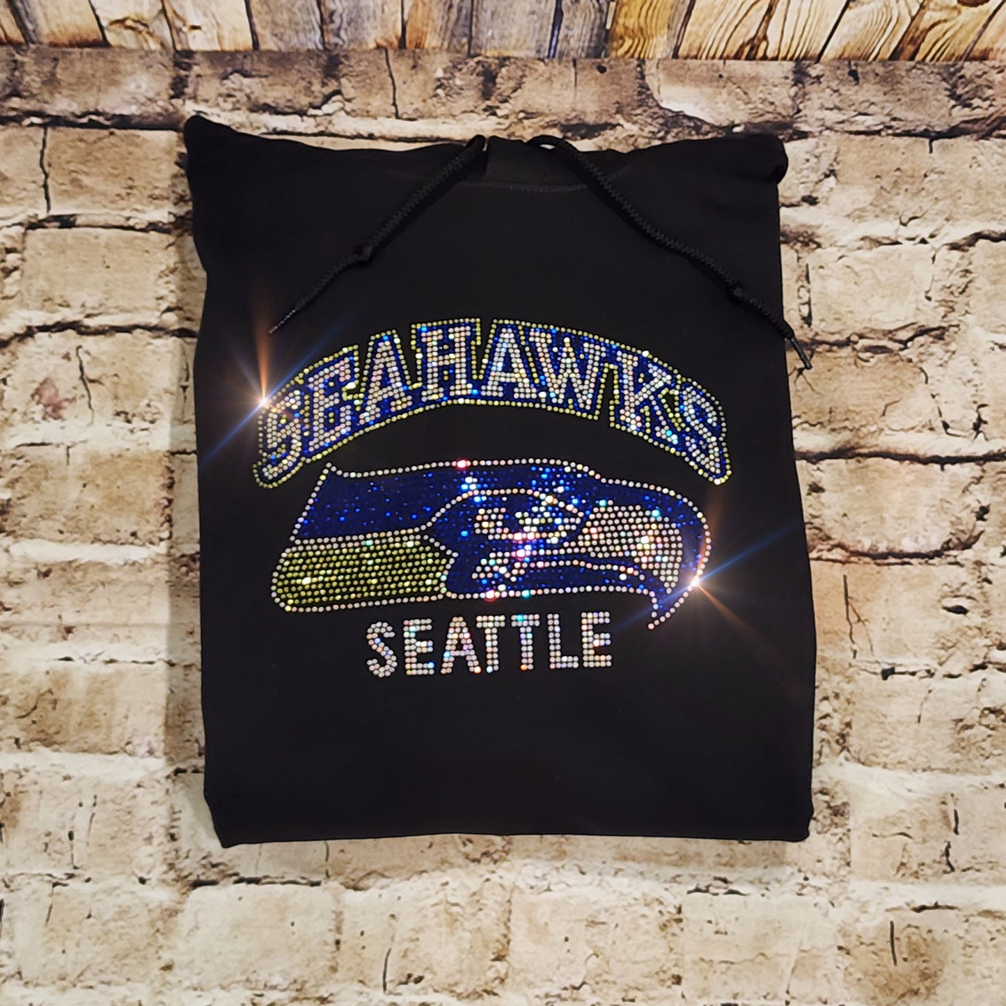 Seattle Seahawks Unisex HOODIE or CREWNECK Sweatshirt Bling Cowboys Sweatshirt Hoodie