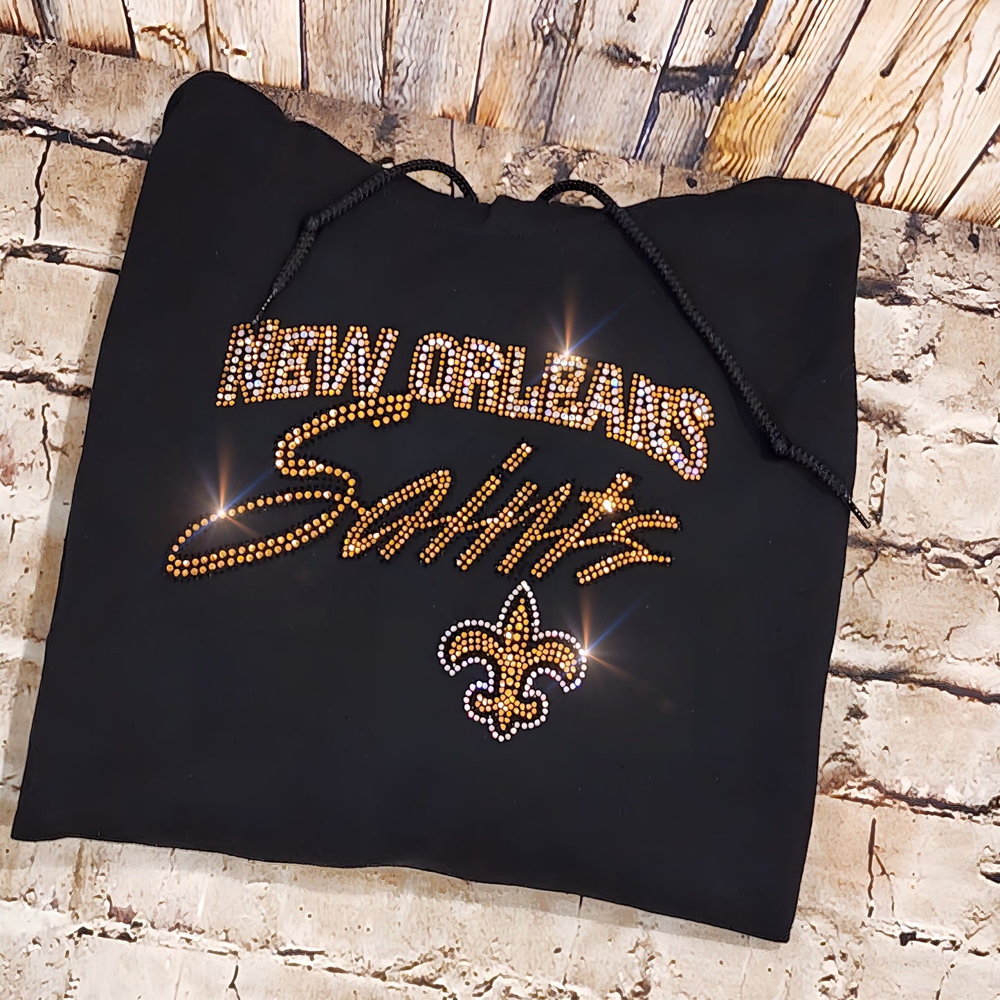 New Orleans Saints Unisex HOODIE or CREWNECK Sweatshirt Bling Saints Sweatshirt Hoodie