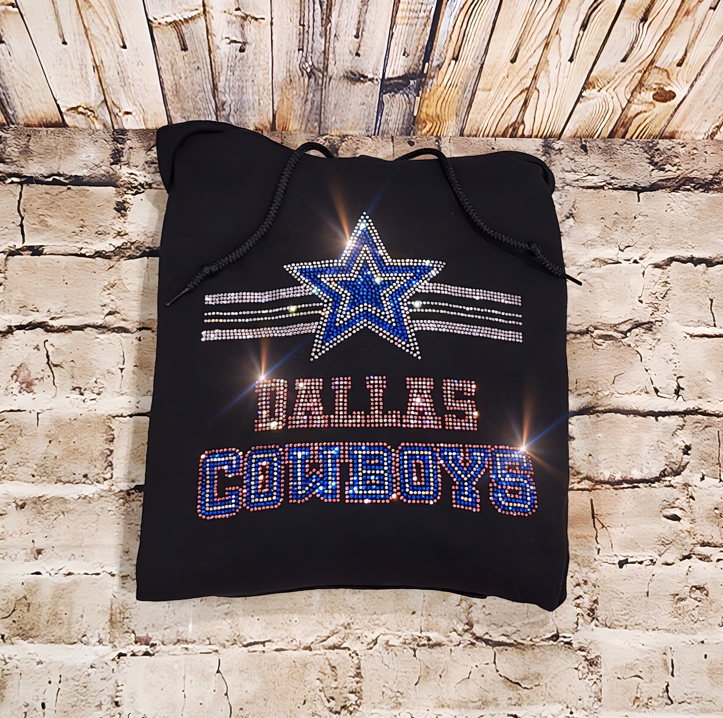 Pink Dallas Cowboys Unisex HOODIE or CREWNECK Sweatshirt Bling Cowboys Sweatshirt Hoodie (Copy)