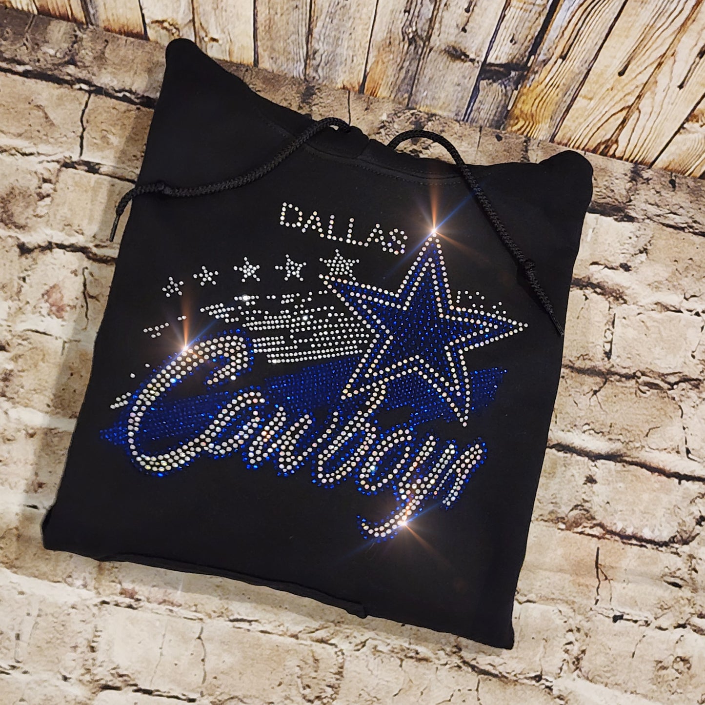 Dallas Cowboys Unisex HOODIE or CREWNECK Sweatshirt Bling Cowboys Sweatshirt Hoodie