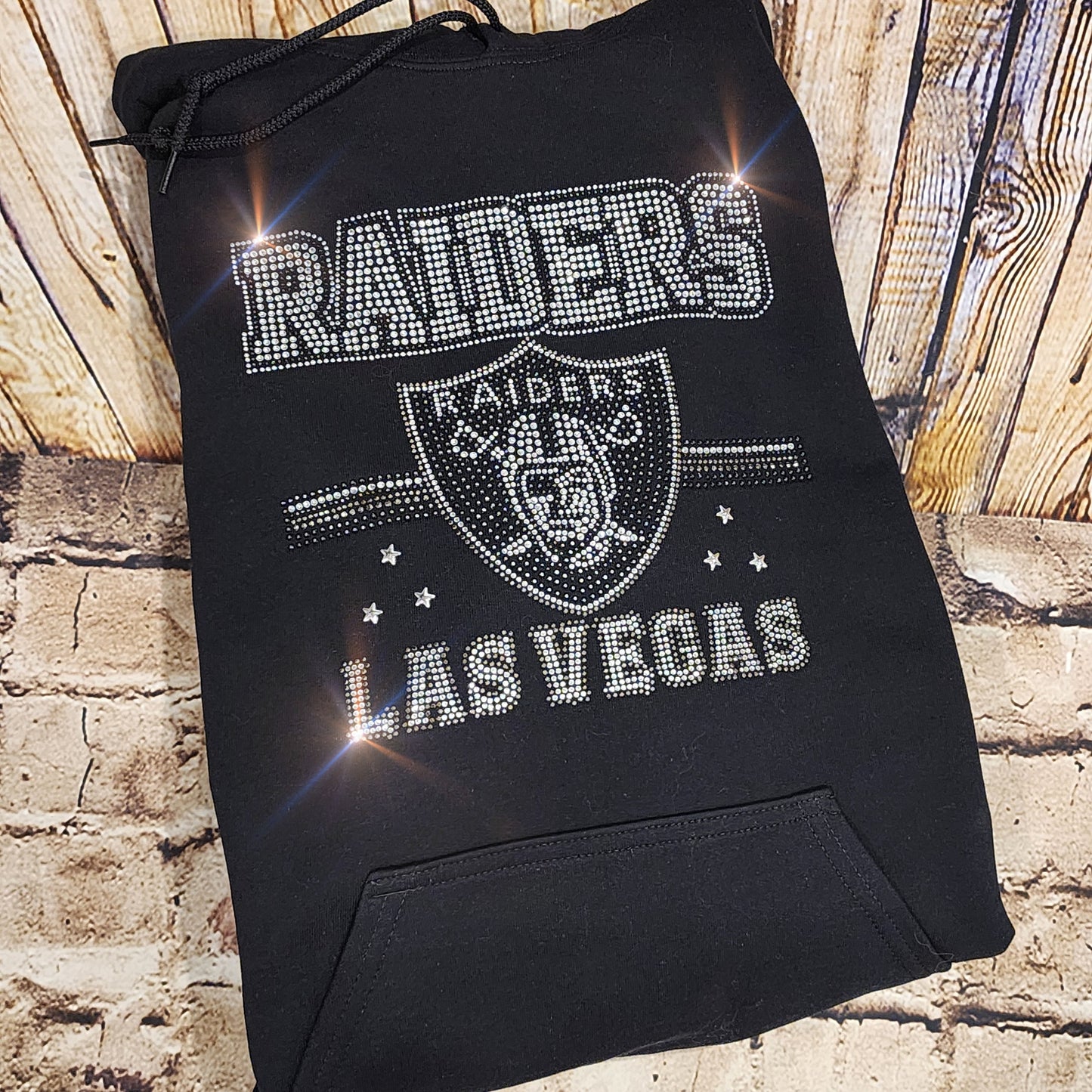 Las Vegas Raiders Unisex HOODIE or CREWNECK Sweatshirt Bling Raiders Sweatshirt Hoodie