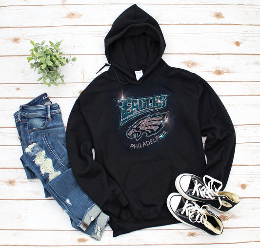 Philadelphia Eagles Unisex HOODIE or CREWNECK Sweatshirt Bling Eagles Sweatshirt Hoodie (Copy)